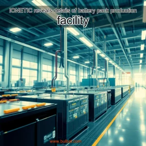 Read more about the article IONETIC reveals details of battery pack production facility