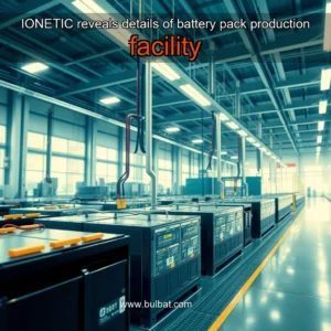 Read more about the article IONETIC reveals details of battery pack production facility