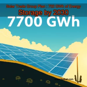 Read more about the article Solar Trade Group Plan : 700 GWh of Energy Storage by 2030
