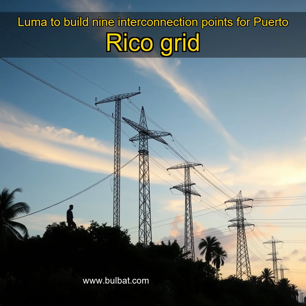 You are currently viewing Luma to build nine interconnection points for Puerto Rico grid