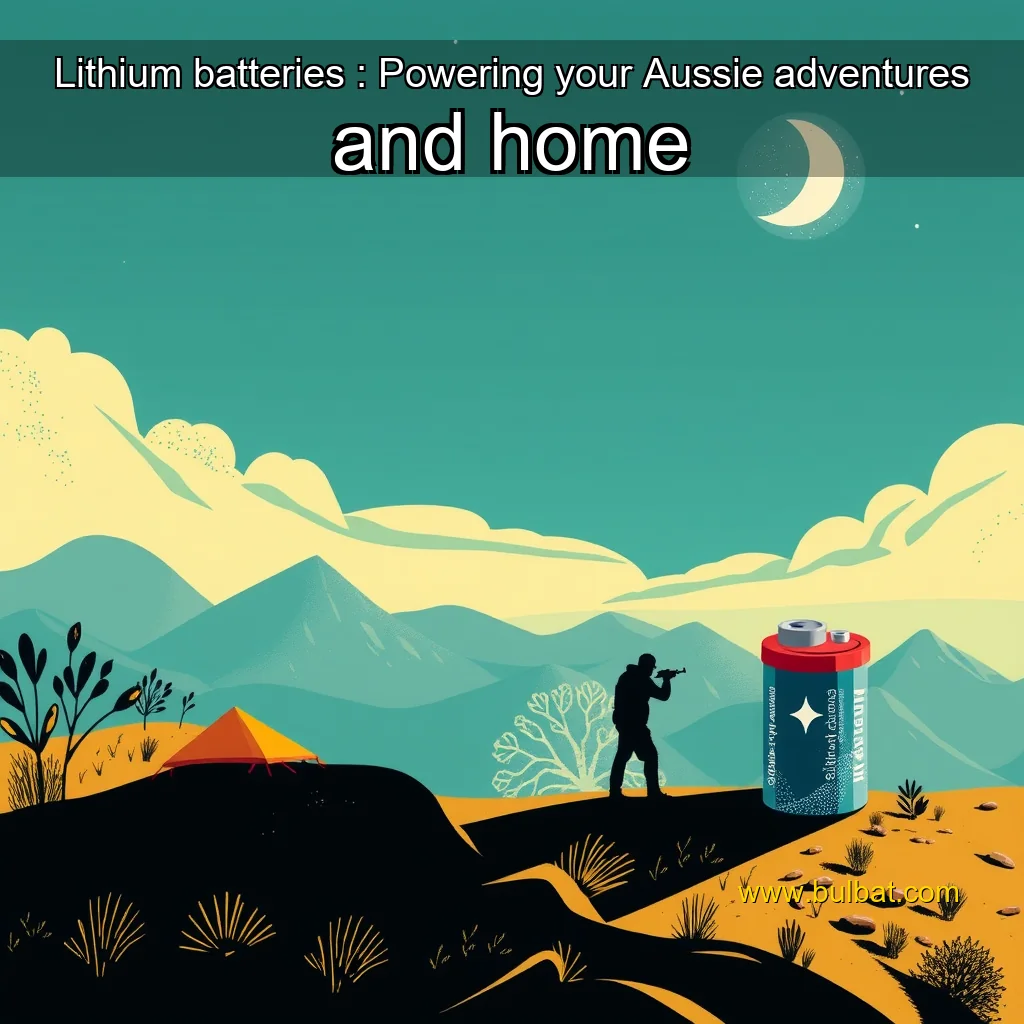 You are currently viewing Lithium batteries : Powering your Aussie adventures and home