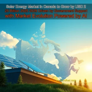Read more about the article Solar Energy Market in Canada to Grow by USD 2  25 Billion  2025  2029  Driven by Government Support  with Market Evolution Powered by AI