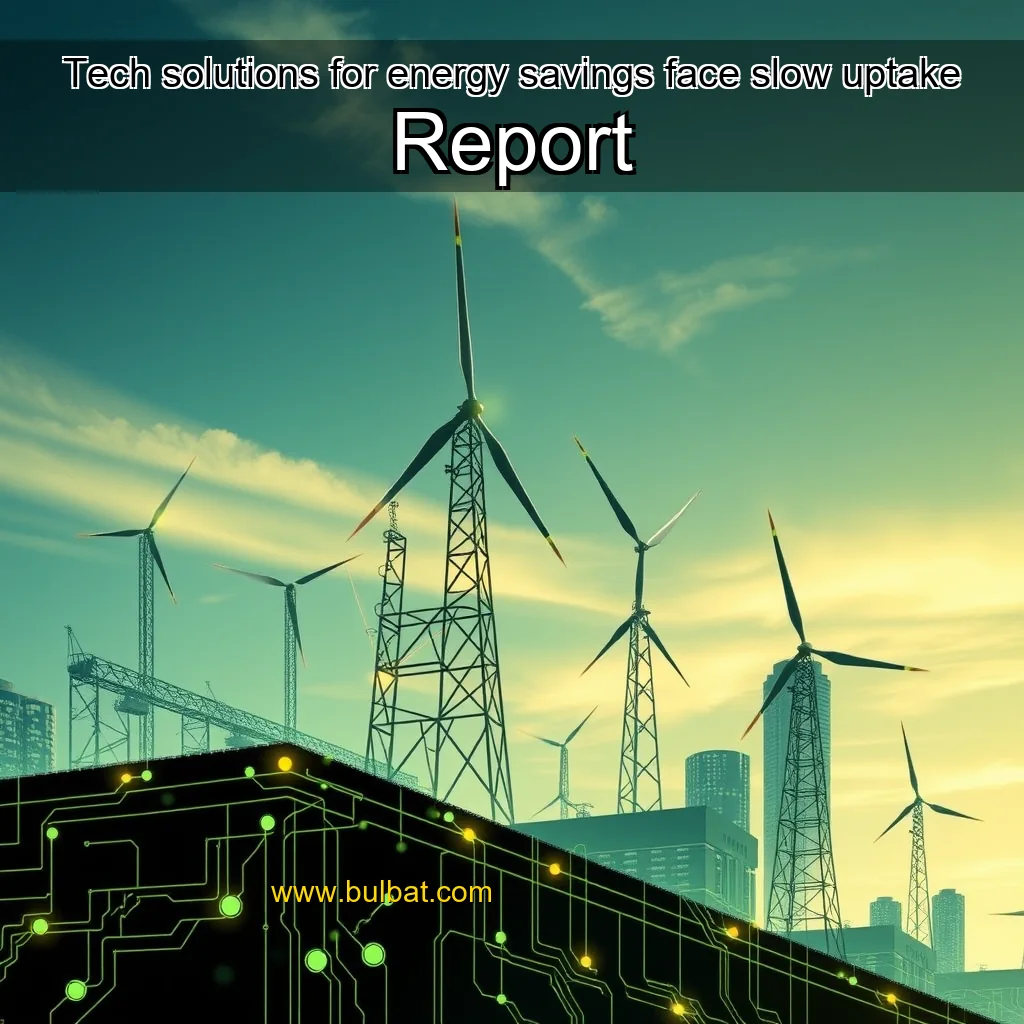 You are currently viewing Tech solutions for energy savings face slow uptake  Report