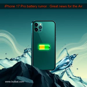 Read more about the article iPhone 17 Pro battery rumor : Great news for the Air