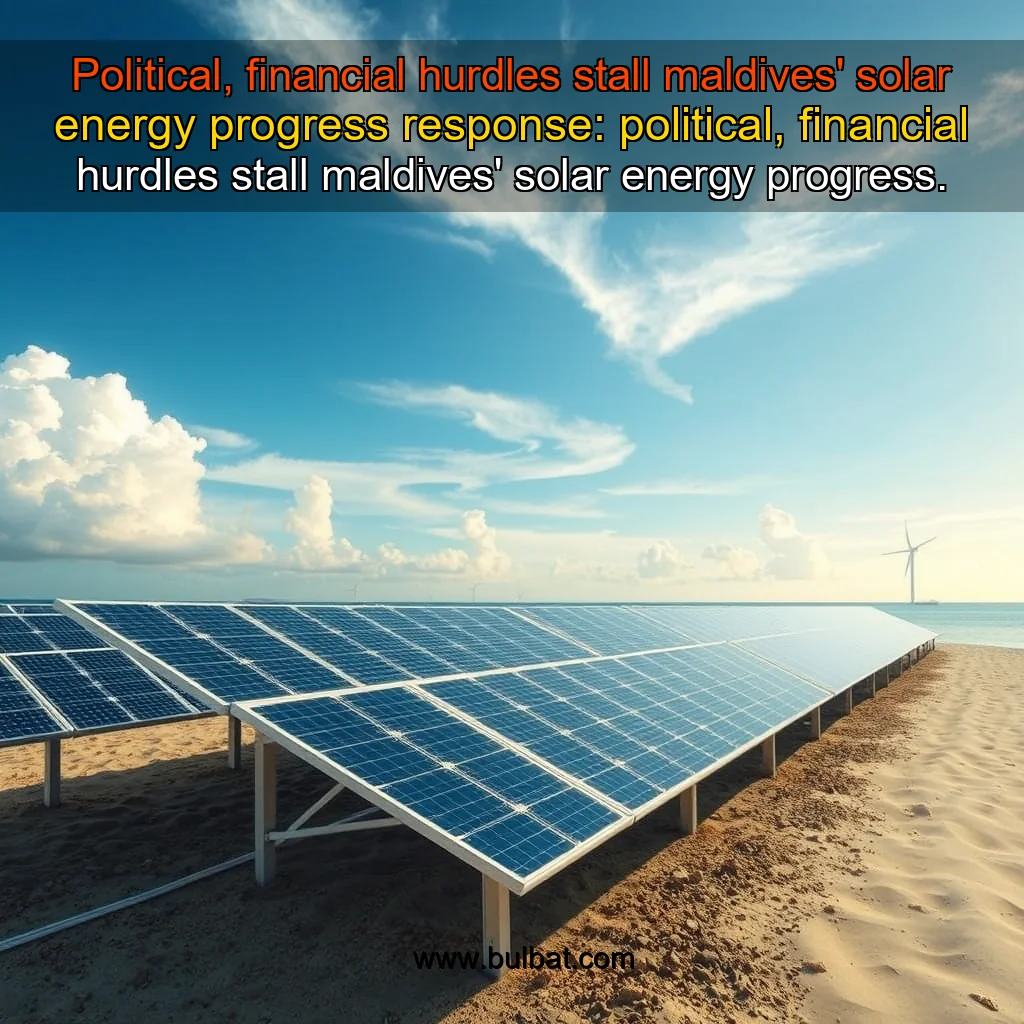 You are currently viewing Political, financial hurdles stall maldives’ solar energy progress


 response: political, financial hurdles stall maldives’ solar energy progress.