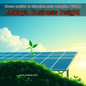 Read more about the article Green auction to stimulate solar adoption  PSSEA  Malaya Business Insight