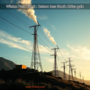 Read more about the article Wietze Post Part 2 : Eskom loss  South Africa gain