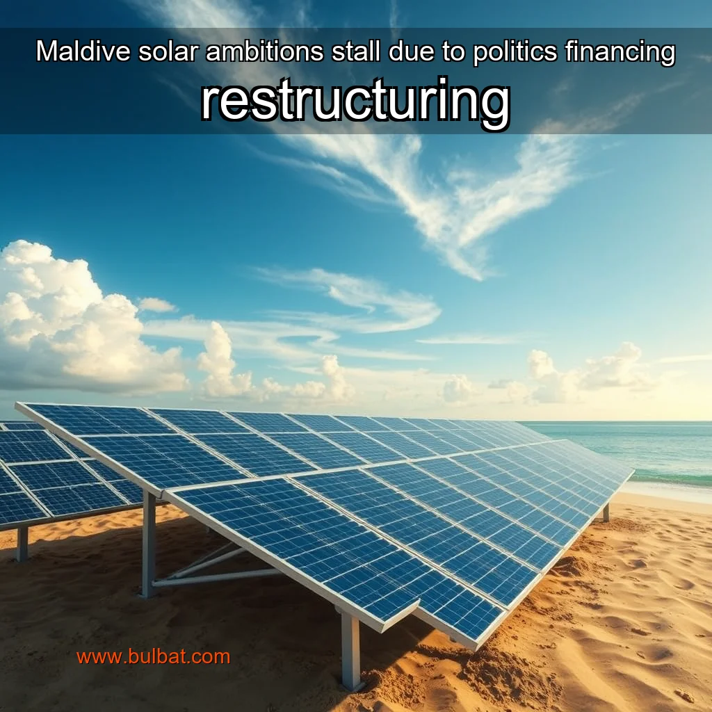 You are currently viewing Maldive solar ambitions stall due to politics  financing  restructuring