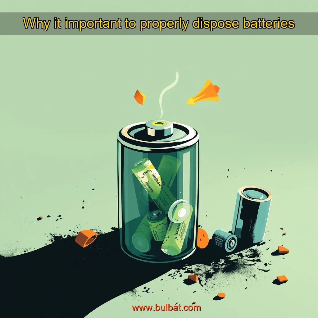 You are currently viewing Why it important to properly dispose batteries