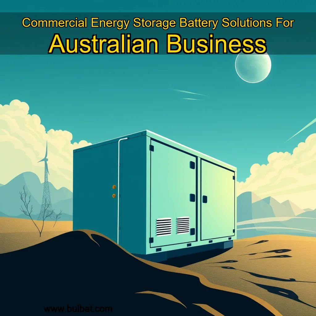 Read more about the article Commercial Energy Storage  Battery Solutions For Australian Business