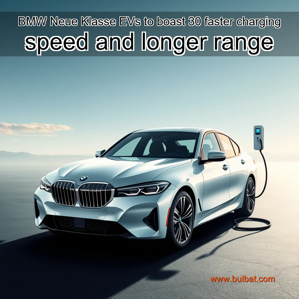 You are currently viewing BMW Neue Klasse EVs to boast 30  faster charging speed and longer range