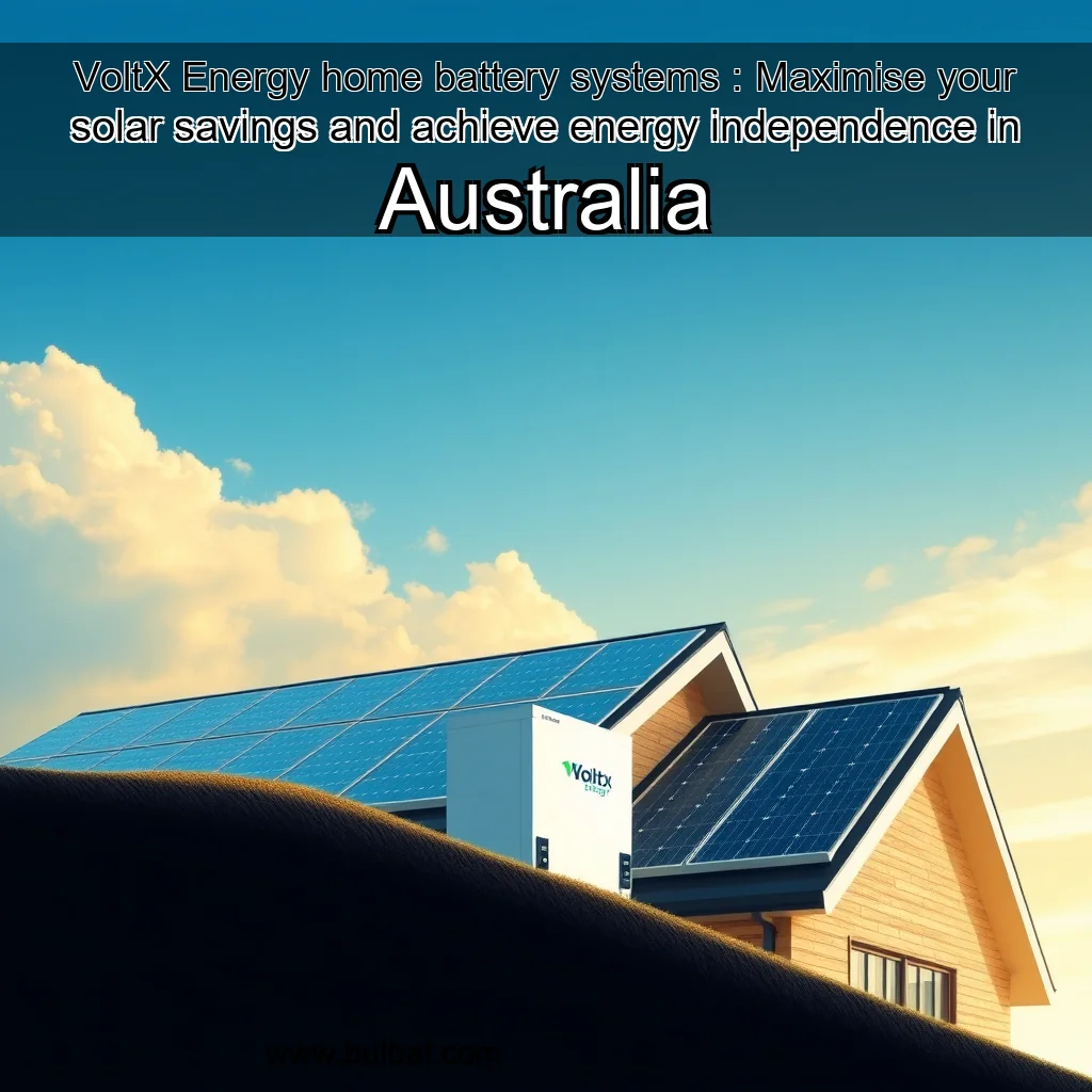 You are currently viewing VoltX Energy home battery systems : Maximise your solar savings and achieve energy independence in Australia