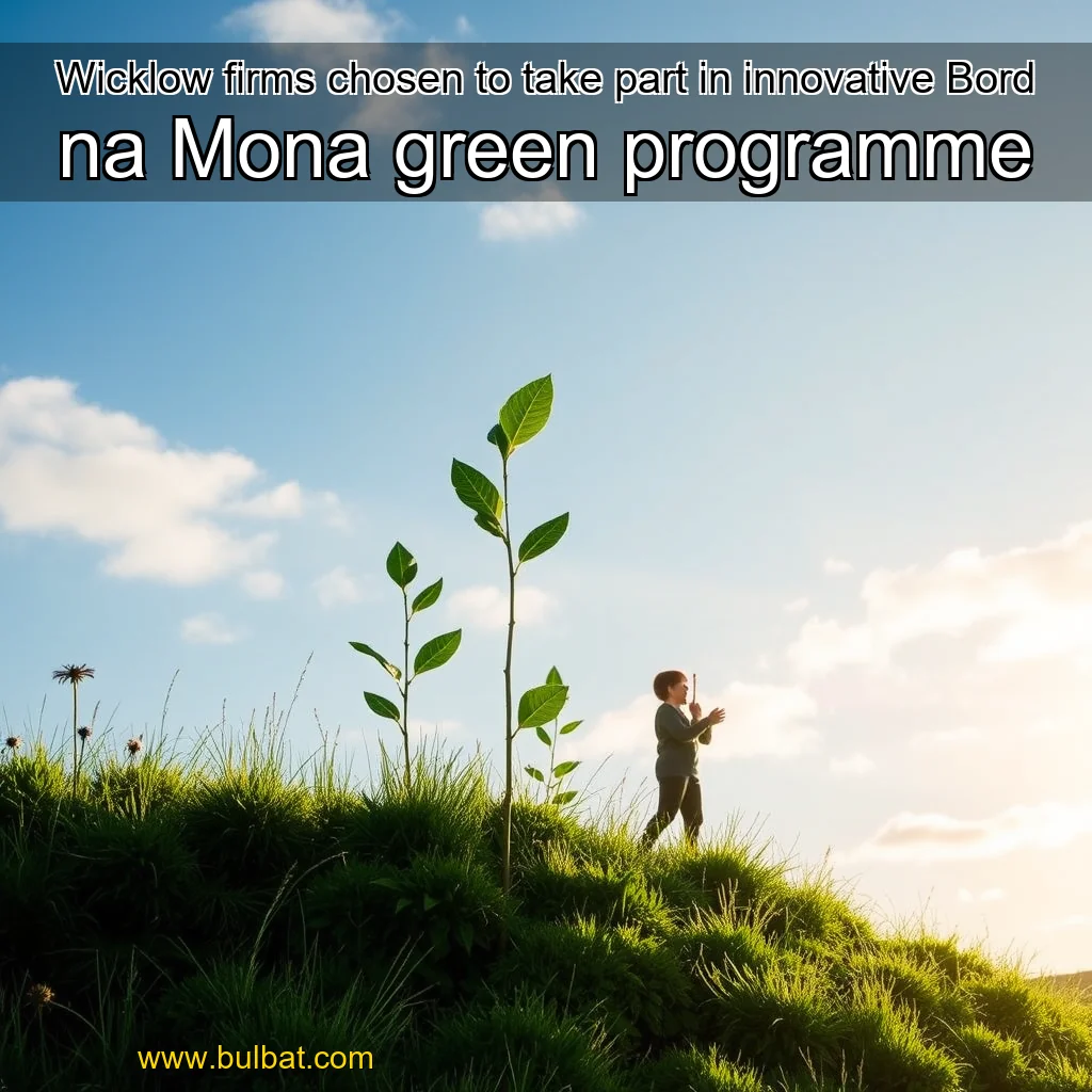You are currently viewing Wicklow firms chosen to take part in innovative Bord na Mona green programme