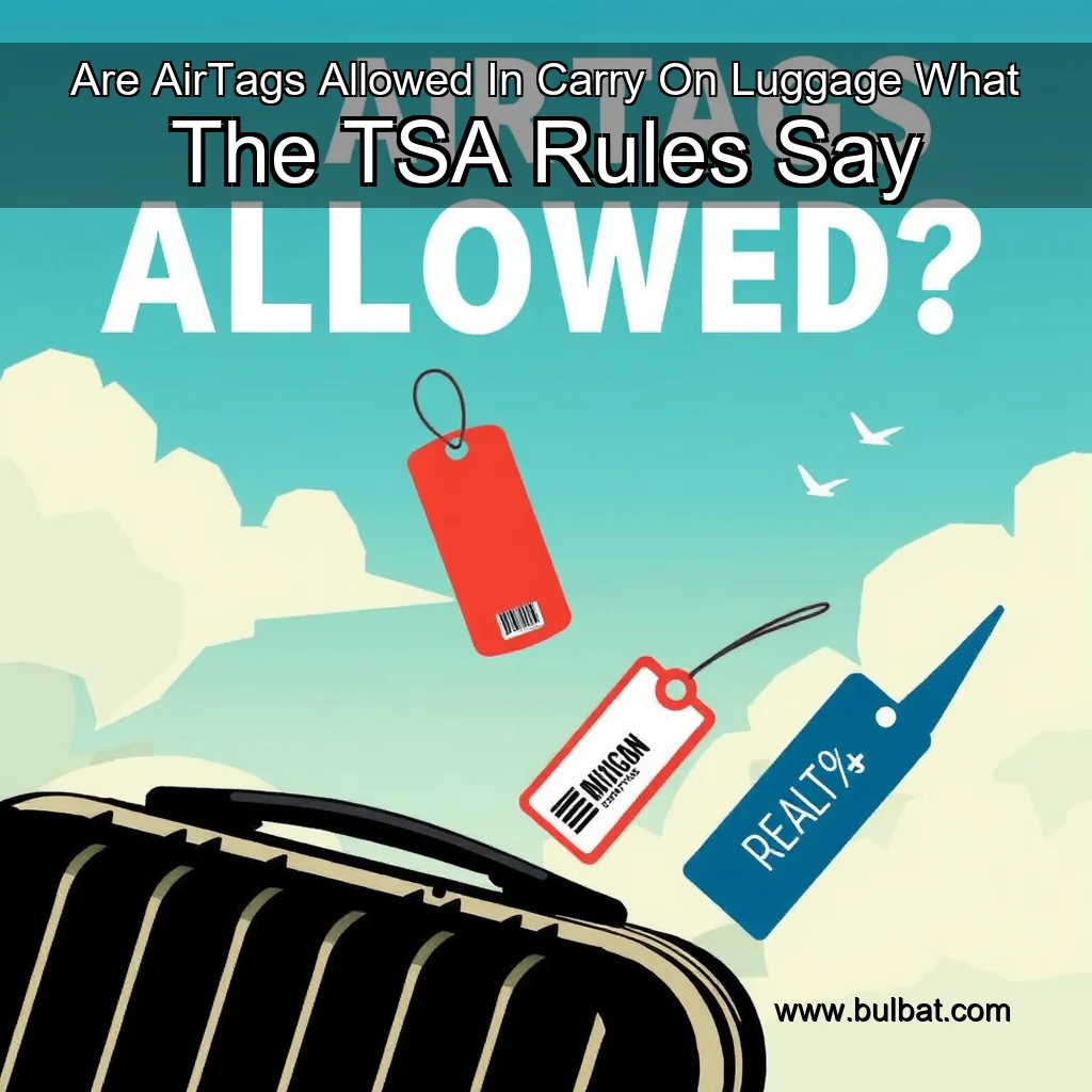 You are currently viewing Are AirTags Allowed In Carry  On Luggage  What The TSA Rules Say