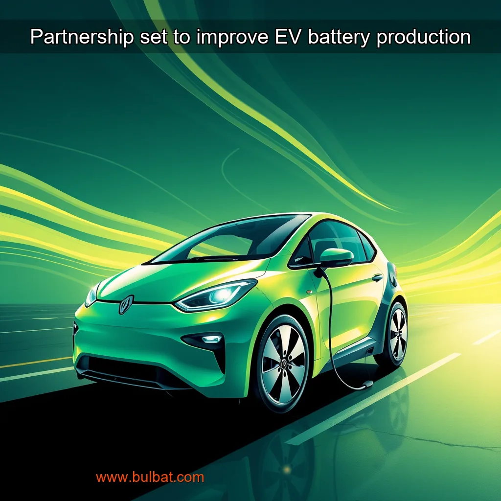 You are currently viewing Partnership set to improve EV battery production