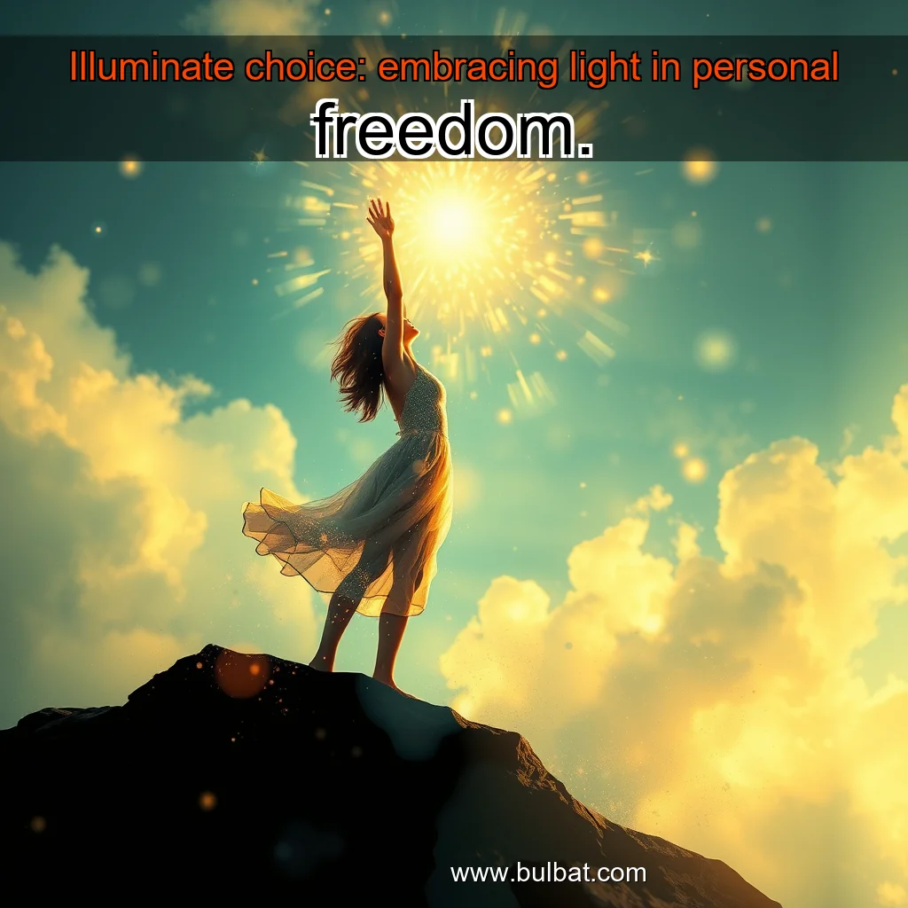 You are currently viewing Illuminate choice: embracing light in personal freedom.