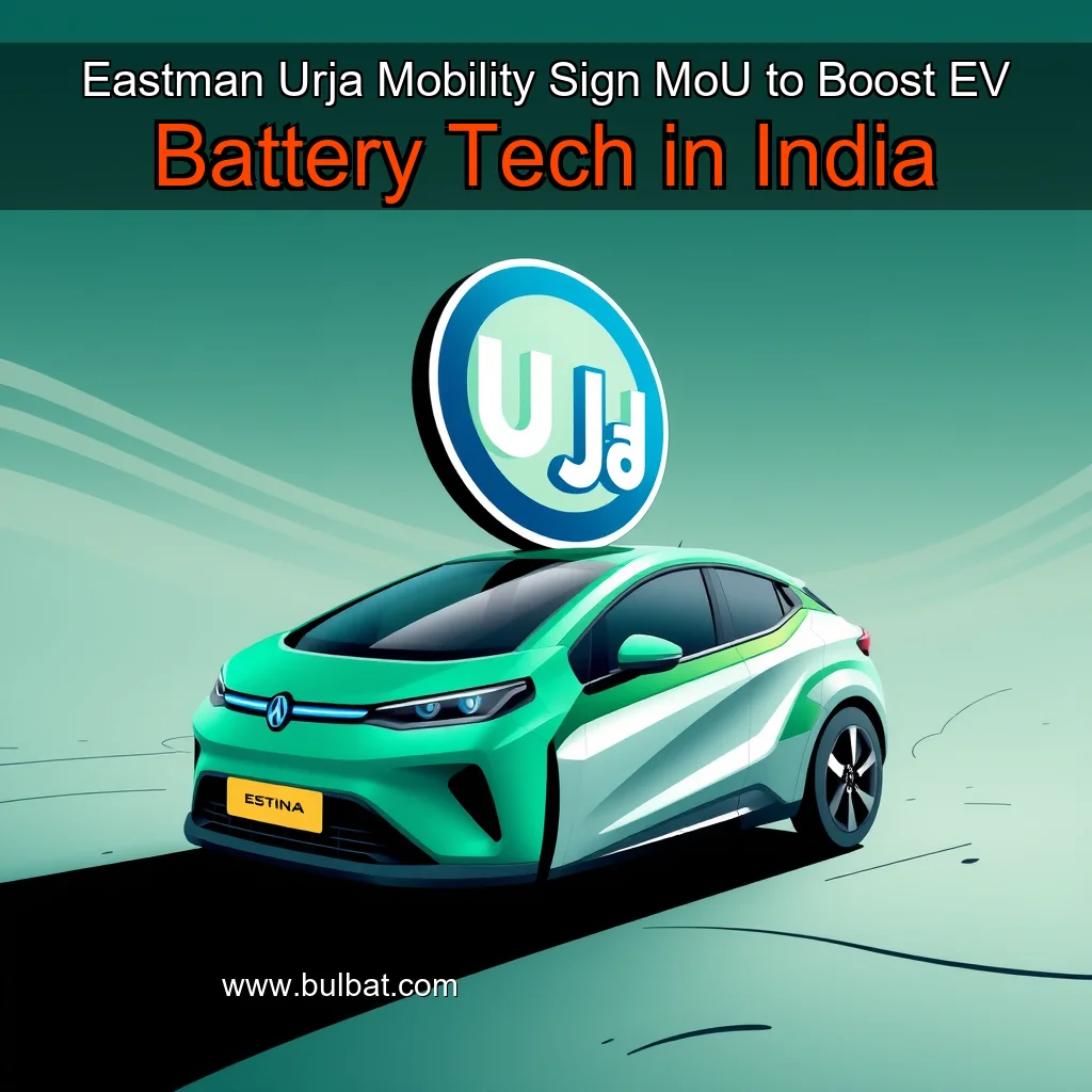 Read more about the article Eastman  Urja Mobility Sign MoU to Boost EV Battery Tech in India