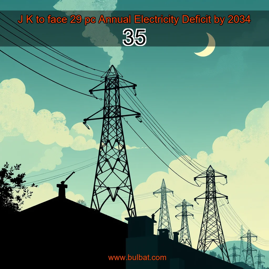 You are currently viewing J  K to face 29 pc Annual Electricity Deficit by 2034  35