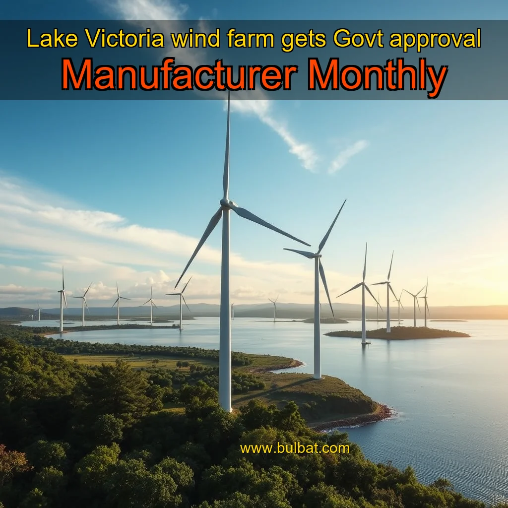 You are currently viewing Lake Victoria wind farm gets Govt approval  Manufacturer Monthly