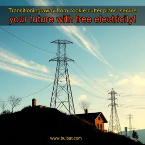Read more about the article Transitioning away from cookie-cutter plans: secure your future with free electricity!