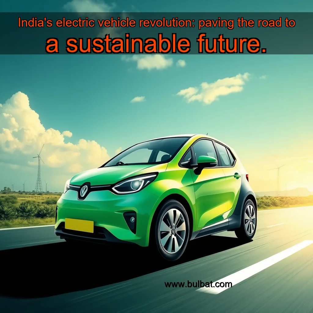 You are currently viewing India’s electric vehicle revolution: paving the road to a sustainable future.