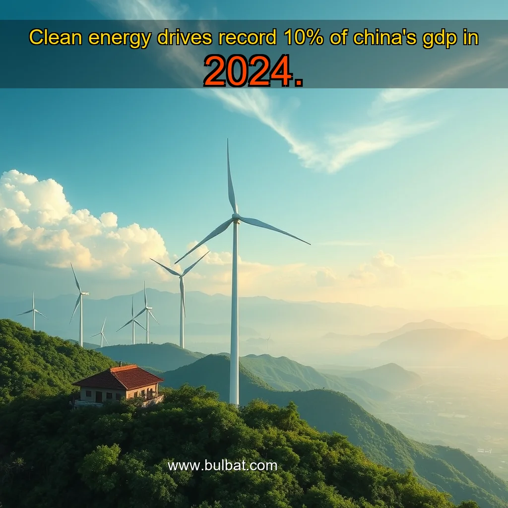 You are currently viewing Clean energy drives record 10% of china’s gdp in 2024.