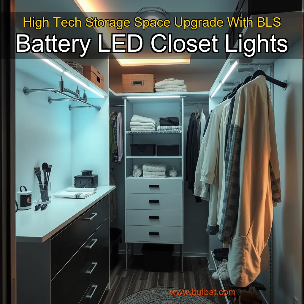 You are currently viewing High Tech Storage Space Upgrade With BLS Battery LED Closet Lights