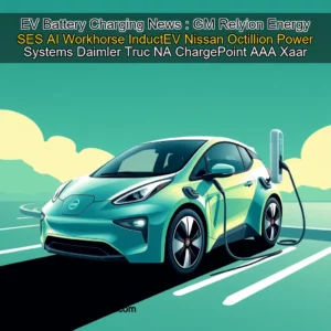 Read more about the article EV  Battery  Charging News : GM  Relyion Energy  SES AI  Workhorse  InductEV  Nissan  Octillion Power Systems  Daimler Truc NA  ChargePoint  AAA  Xaar  BTC Power  Chargie