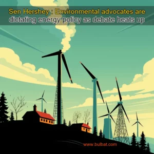 Read more about the article Sen  Hershey : Environmental advocates are dictating energy policy as debate heats up