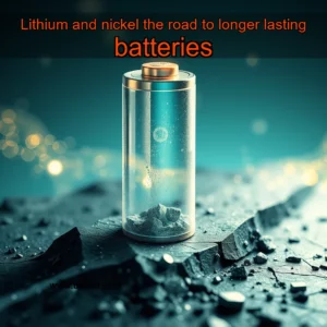 Read more about the article Lithium and nickel the road to longer  lasting batteries