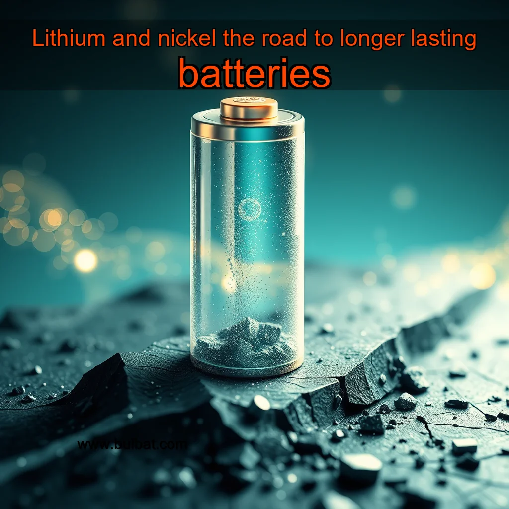 You are currently viewing Lithium and nickel the road to longer  lasting batteries