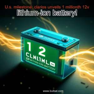 Read more about the article U.s. milestone: clarios unveils 1 millionth 12v lithium-ion battery!