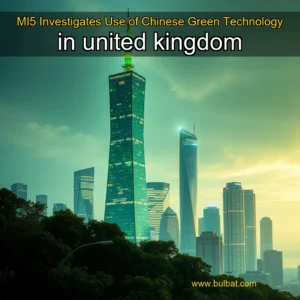 Read more about the article MI5 Investigates Use of Chinese Green Technology in united kingdom