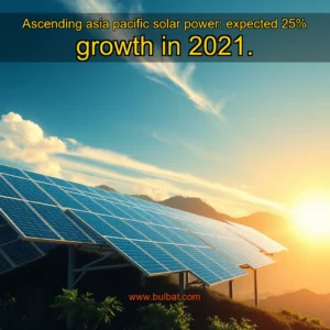 Read more about the article Ascending asia pacific solar power: expected 25% growth in 2021.