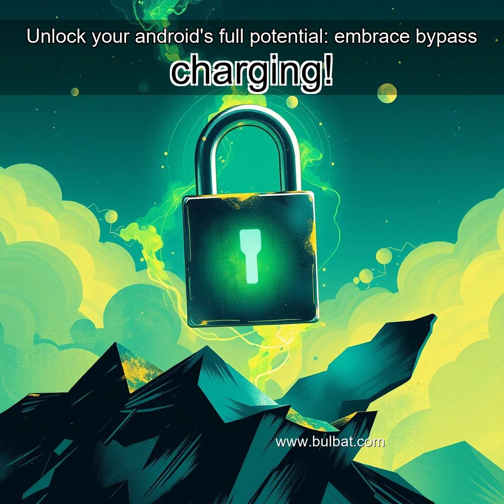You are currently viewing Unlock your android’s full potential: embrace bypass charging!