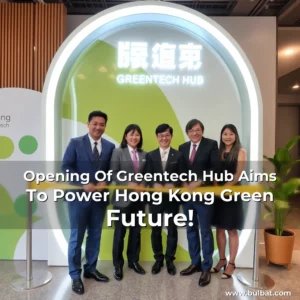 Artistic representation for Opening Of Greentech Hub Aims To Power Hong Kong Green Future!