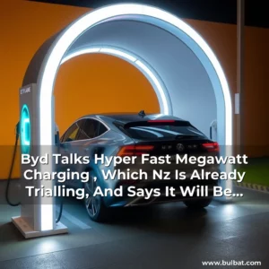 Read more about the article Byd Talks Hyper Fast Megawatt Charging , Which Nz Is Already Trialling, And Says It Will Be Rolled Out Nationally In The Next Few Years.