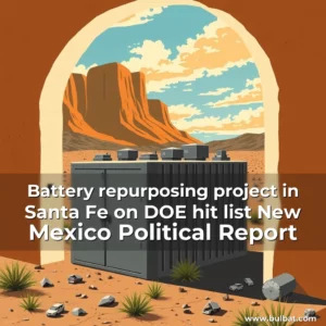 Read more about the article Battery repurposing project in Santa Fe on DOE hit list  New Mexico Political Report