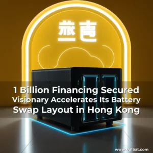 Artistic representation for 1 Billion Financing Secured Visionary Accelerates Its Battery Swap Layout in Hong Kong