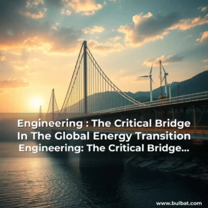 Read more about the article Engineering : The Critical Bridge In The Global Energy Transition
Engineering: The Critical Bridge In The Global Energy Transition!