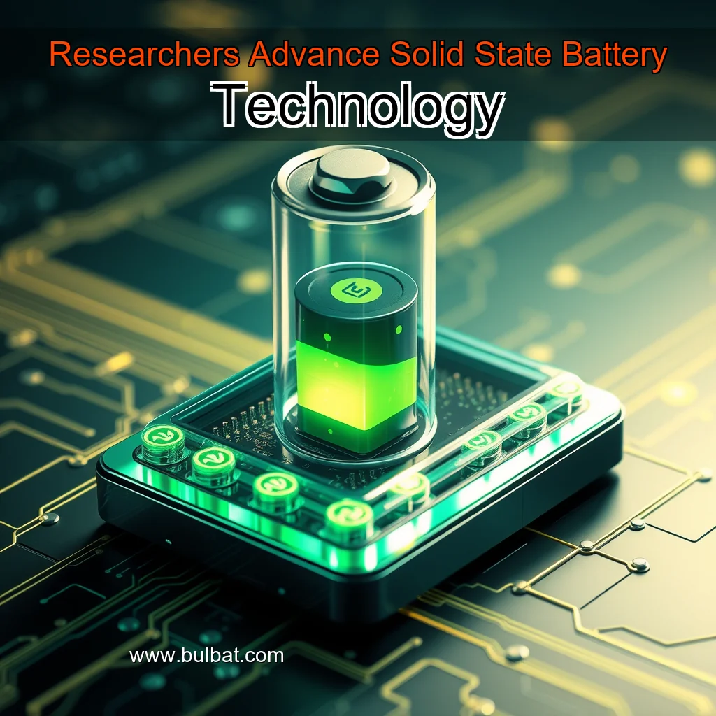 You are currently viewing Researchers Advance Solid  State Battery Technology