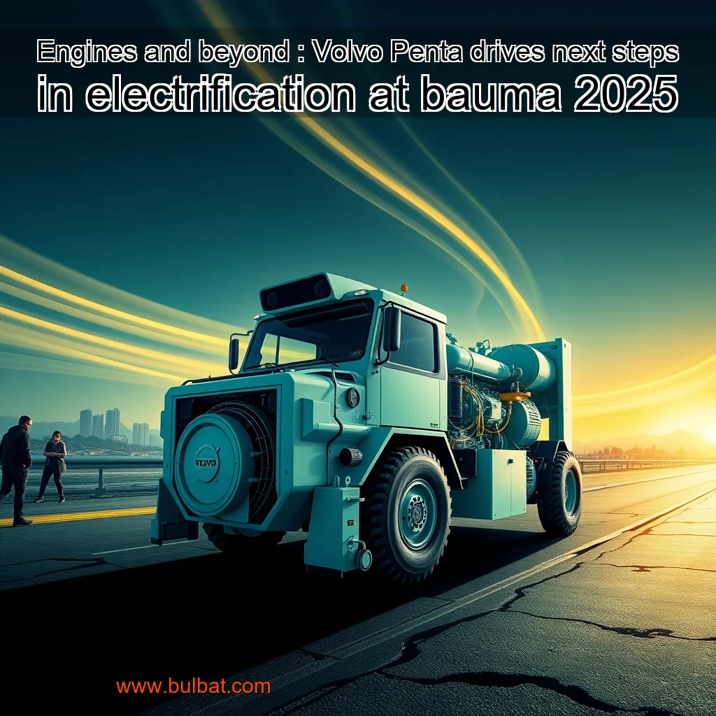 You are currently viewing Engines and beyond : Volvo Penta drives next steps in electrification at bauma 2025