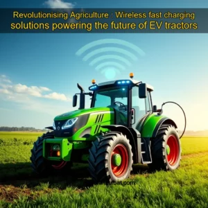 Read more about the article Revolutionising Agriculture : Wireless  fast  charging solutions powering the future of EV tractors