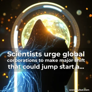 Read more about the article Scientists urge global corporations to make major shift that could jump  start a technological revolution : The catalyst for a wave of change
