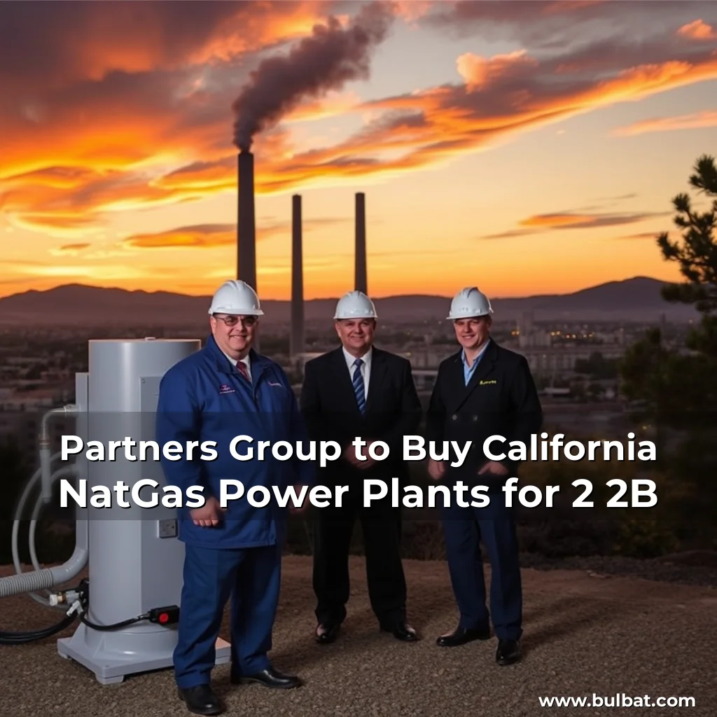 You are currently viewing Partners Group to Buy California NatGas Power Plants for 2  2B