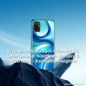 Read more about the article Vivo Unveils Budget-Friendly 5G Smartphone: 5000Mah Battery & 12Gb Ram – Exclusive Insights!