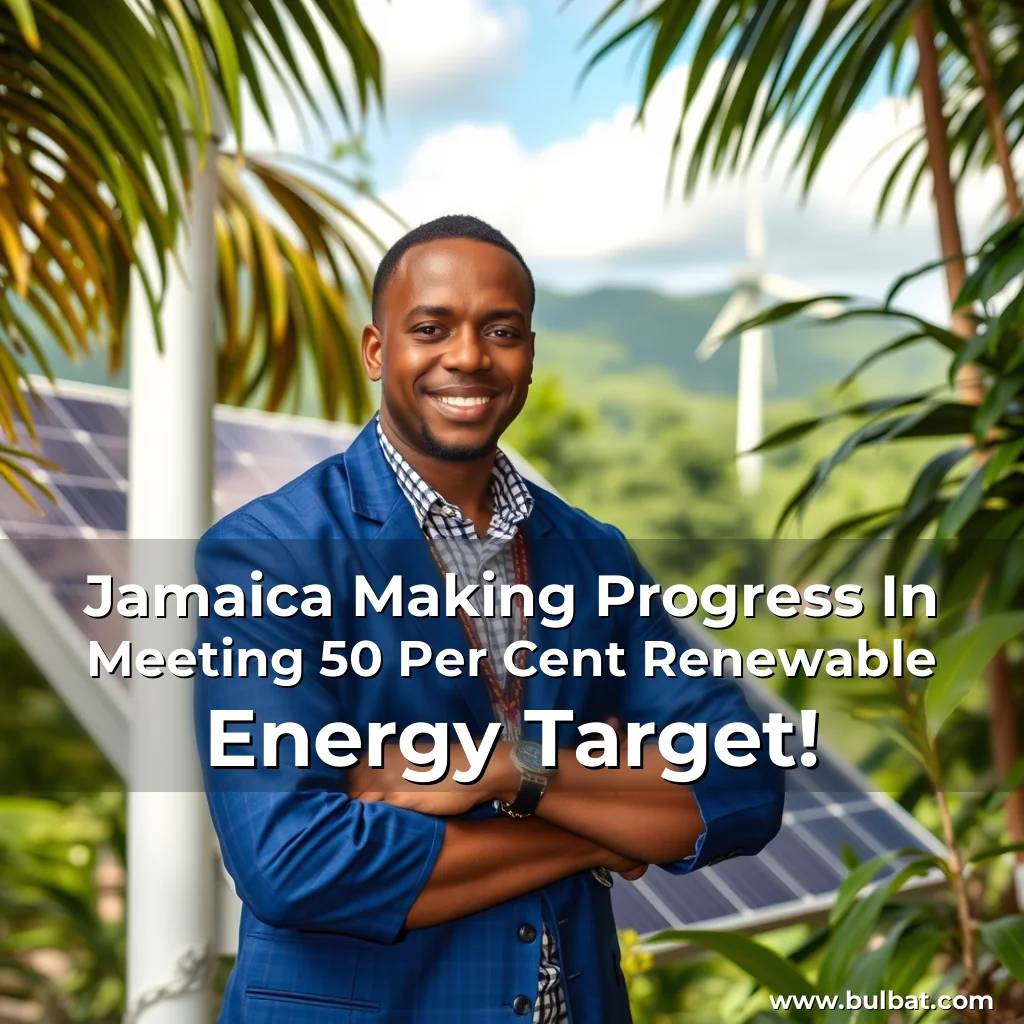 Read more about the article Jamaica Making Progress In Meeting 50 Per Cent Renewable Energy Target!