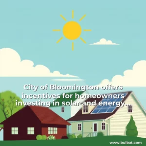 Read more about the article City of Bloomington offers incentives for homeowners investing in solar and energy efficiency