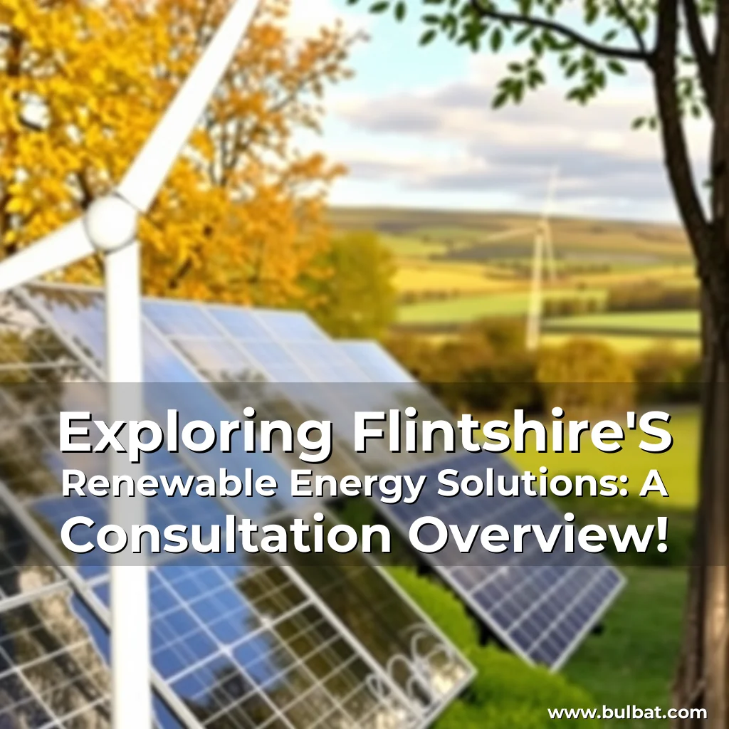Read more about the article Exploring Flintshire’S Renewable Energy Solutions: A Consultation Overview!