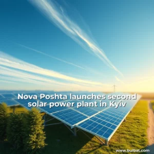 Read more about the article Nova Poshta launches second solar power plant in Kyiv